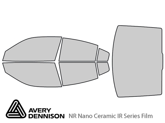 Avery Dennison Dodge Charger 2015-2022 NR Nano Ceramic IR Window Tint Kit