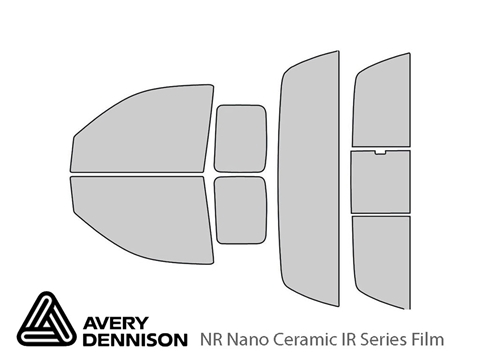 Avery Dennison™ Dodge Dakota 2005-2010 NR Nano Ceramic IR Window Tint Kit (2 Door)