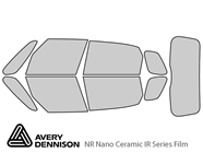 Avery Dennison Fiat 500L 2014-2020 NR Nano Ceramic IR Window Tint Kit