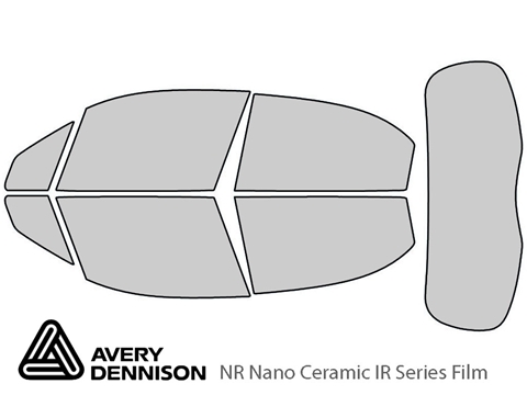 Avery Dennison™ Fiat 500X 2016-2021 NR Nano Ceramic IR Window Tint Kit
