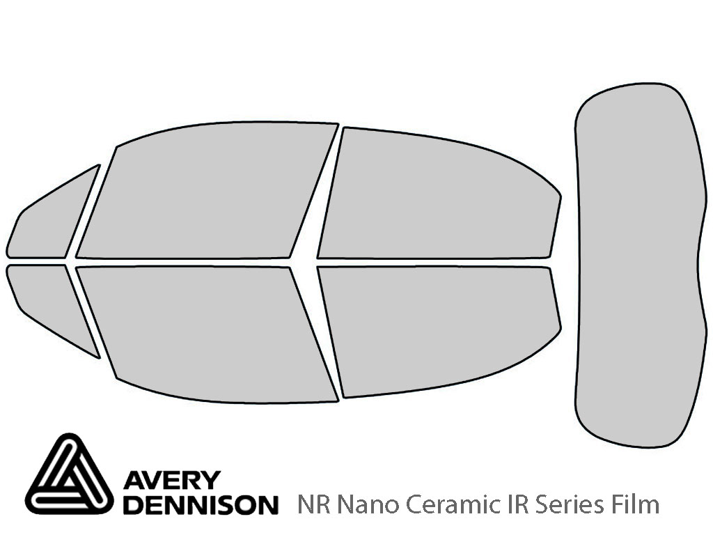 Avery Dennison Fiat 500X 2016-2021 NR Nano Ceramic IR Window Tint Kit