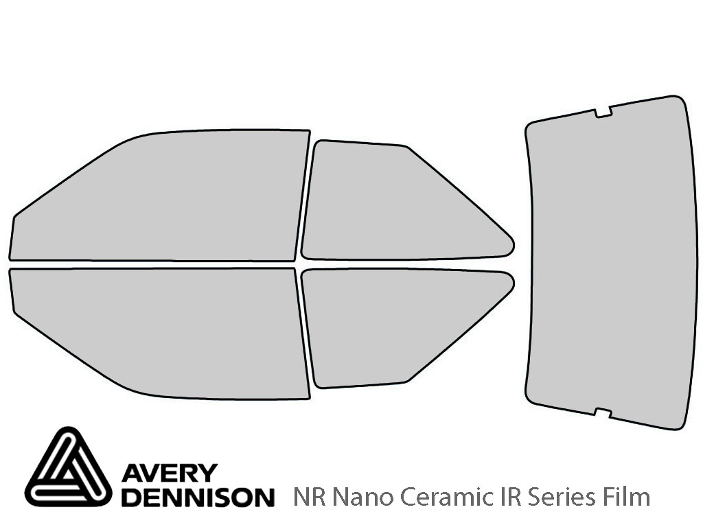 Avery Dennison Ford Escort 1991-1997 (Coupe) NR Nano Ceramic IR Window Tint Kit