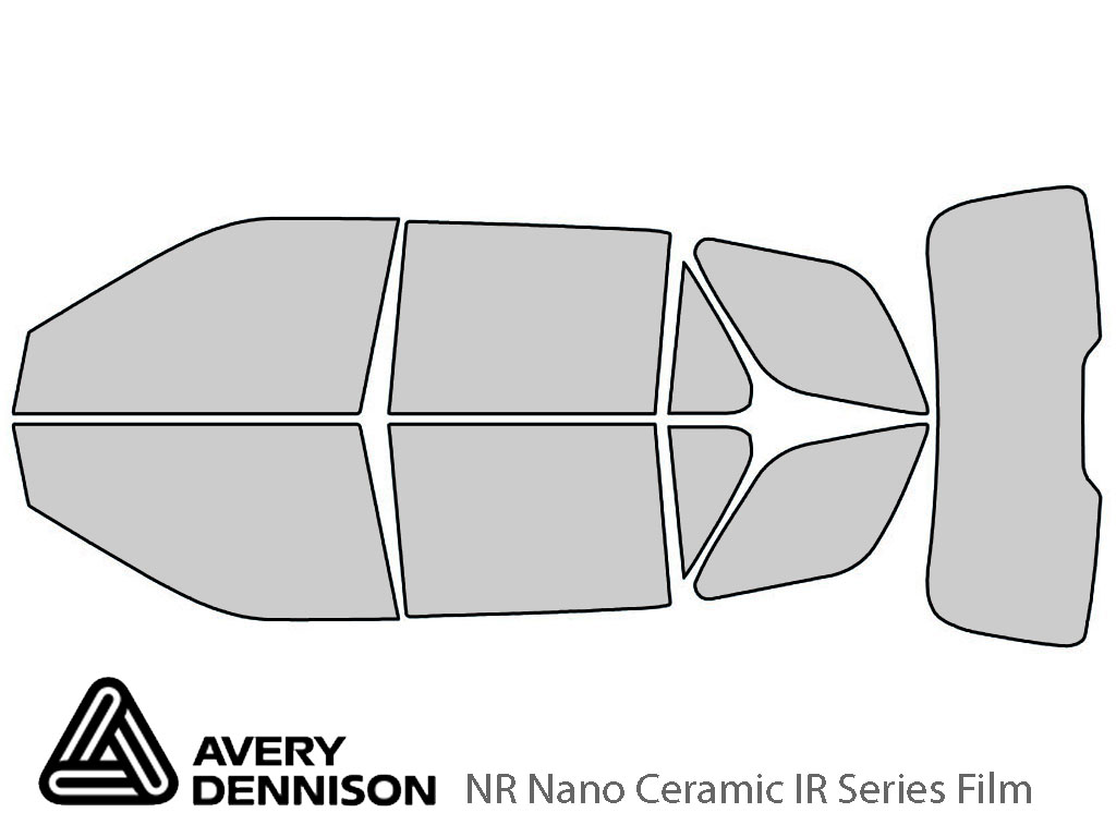 Avery Dennison Ford Explorer 2011-2019 NR Nano Ceramic IR Window Tint Kit