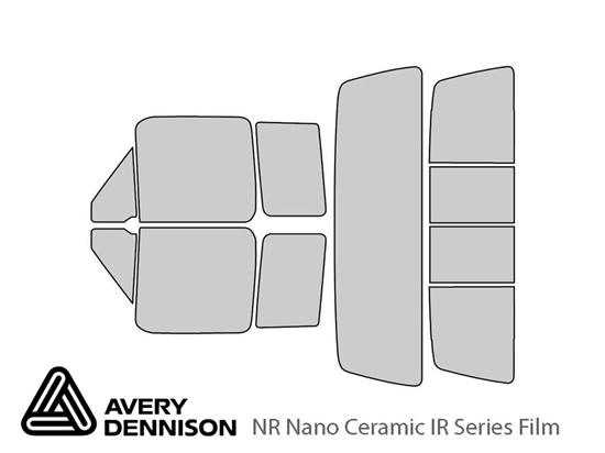 Avery Dennison Ford F-250 1992-1996 (2 Door) NR Nano Ceramic IR Window Tint Kit