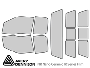 Avery Dennison Ford F-350 2017-2022 (2 Door Regular Cab) NR Nano Ceramic IR Window Tint Kit
