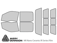 Avery Dennison Ford F-350 2017-2022 (4 Door SuperCrew) NR Nano Ceramic IR Window Tint Kit