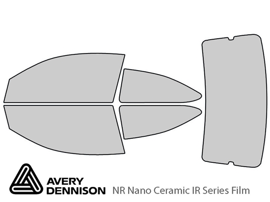 Avery Dennison Ford Focus 2008-2011 (Coupe) NR Nano Ceramic IR Window Tint Kit