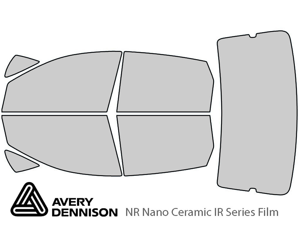 Avery Dennison Ford Focus 2008-2011 (Hatchback) NR Nano Ceramic IR Window Tint Kit