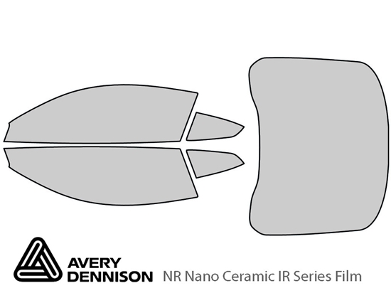 Avery Dennison Ford Mustang 2015-2022 (Coupe) NR Nano Ceramic IR Window Tint Kit