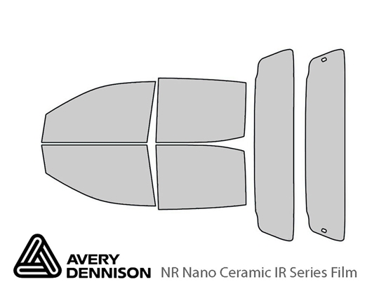 Avery Dennison Ford Ranger 2019-2022 NR Nano Ceramic IR Window Tint Kit