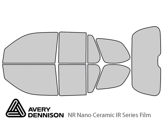 Avery Dennison GMC Envoy 2002-2009 NR Nano Ceramic IR Window Tint Kit