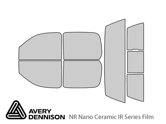 Avery Dennison GMC Sierra 2007-2013 (4 Door) NR Nano Ceramic IR Window Tint Kit