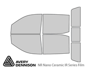 Avery Dennison GMC Sierra 2019-2022 (4 Door Crew Cab) NR Nano Ceramic IR Window Tint Kit