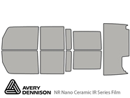 Avery Dennison Jeep Wrangler 2007-2010 (4 Door) NR Nano Ceramic IR Window Tint Kit