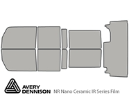 Avery Dennison Jeep Wrangler 2011-2018 (4 Door, JK) NR Nano Ceramic IR Window Tint Kit