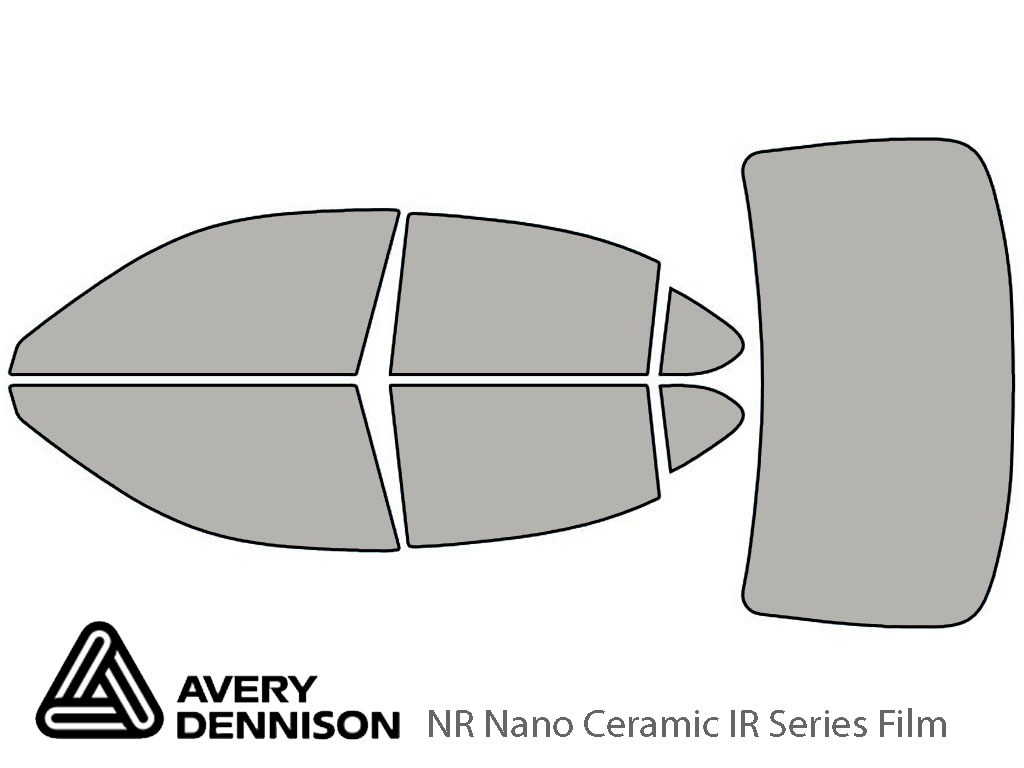Avery Dennison Lexus LS 2007-2017 NR Nano Ceramic IR Window Tint Kit