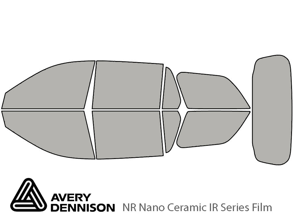 Avery Dennison Lincoln Aviator 2020-2022 NR Nano Ceramic IR Window Tint Kit