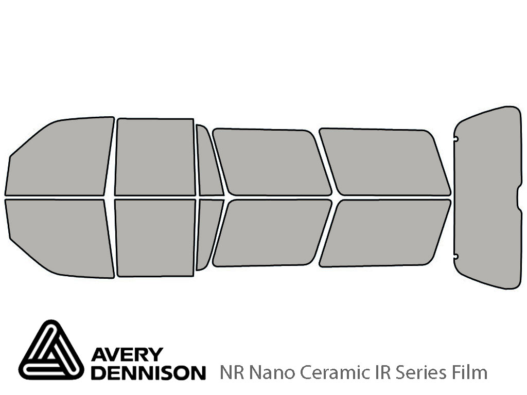 Avery Dennison Lincoln Navigator 1998-2002 NR Nano Ceramic IR Window Tint Kit