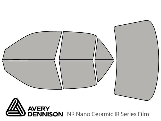 Avery Dennison Mazda Protege 1999-2003 NR Nano Ceramic IR Window Tint Kit
