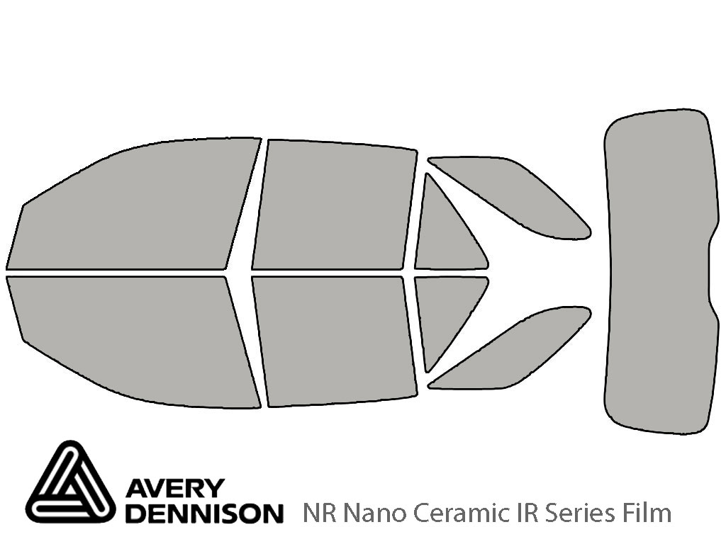 Avery Dennison Mercedes-Benz GLE-Class 2016-2019 (SUV) NR Nano Ceramic IR Window Tint Kit