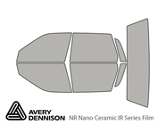 Avery Dennison Mercury Topaz 1990-1994 NR Nano Ceramic IR Window Tint Kit