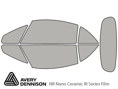 Avery Dennison™ Mitsubishi Eclipse 2007-2012 NR Nano Ceramic IR Window Tint Kit (Spyder)