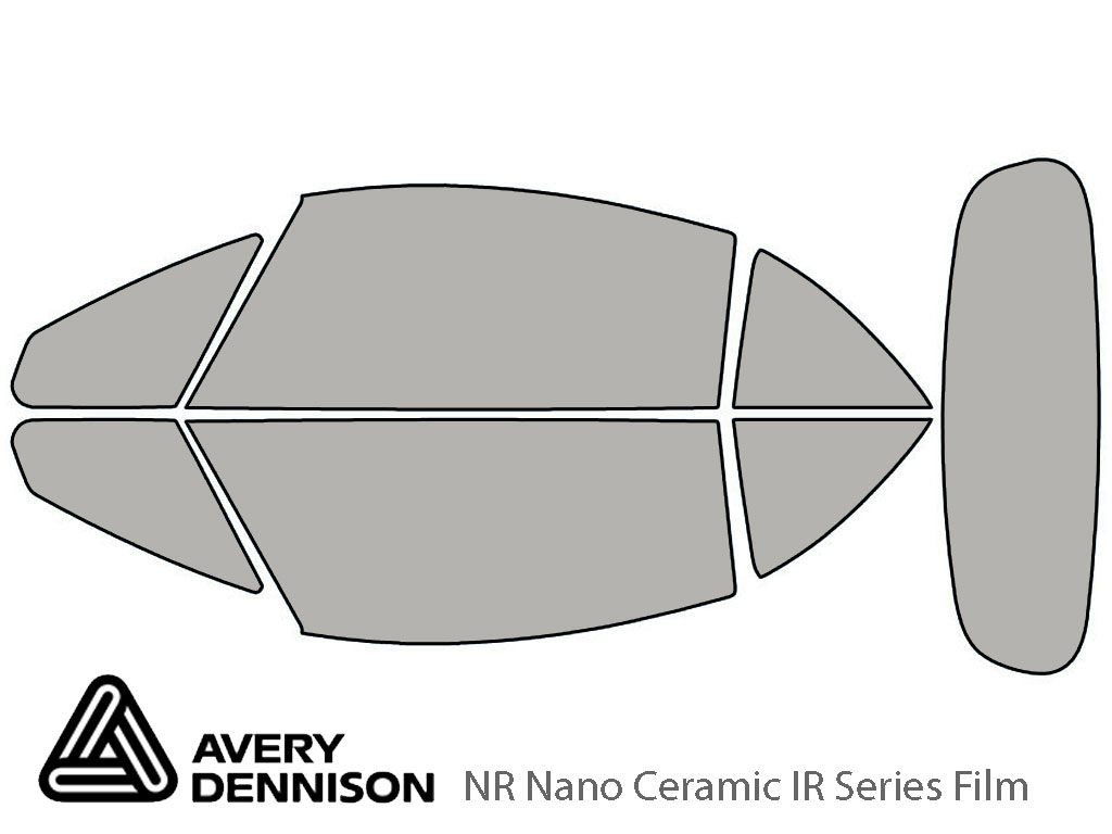 Avery Dennison Mitsubishi Eclipse 2007-2012 (Spyder) NR Nano Ceramic IR Window Tint Kit