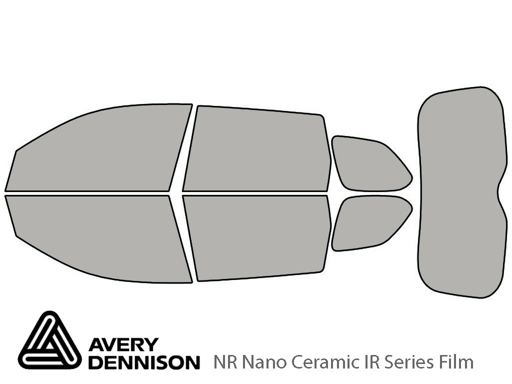 Avery Dennison Mitsubishi Outlander 2014-2021 NR Nano Ceramic IR Window Tint Kit
