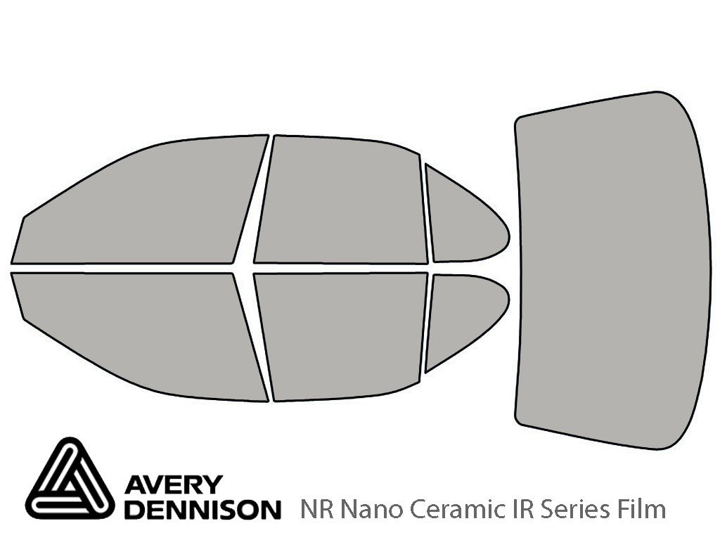 Avery Dennison Nissan Altima 1993-1997 NR Nano Ceramic IR Window Tint Kit