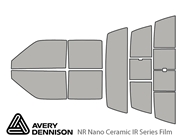 Avery Dennison Nissan Frontier 2001-2004 (4 Door) NR Nano Ceramic IR Window Tint Kit