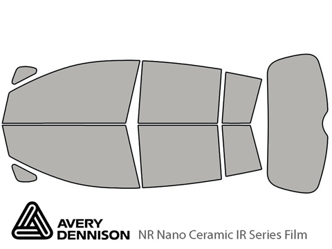 Avery Dennison™ Nissan Versa 2007-2014 NR Nano Ceramic IR Window Tint Kit (Hatchback)