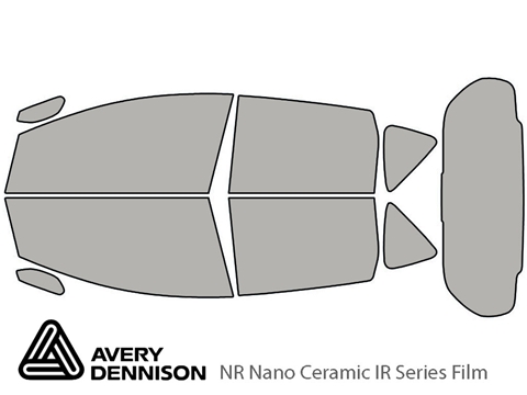 Avery Dennison™ Nissan Versa 2014-2019 NR Nano Ceramic IR Window Tint Kit (Note)