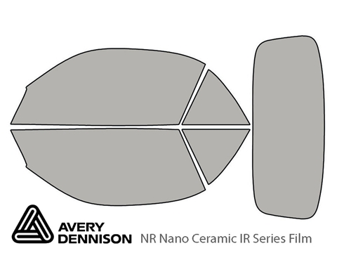 Avery Dennison™ Porsche 911 2004-2006 NR Nano Ceramic IR Window Tint Kit (Convertible)