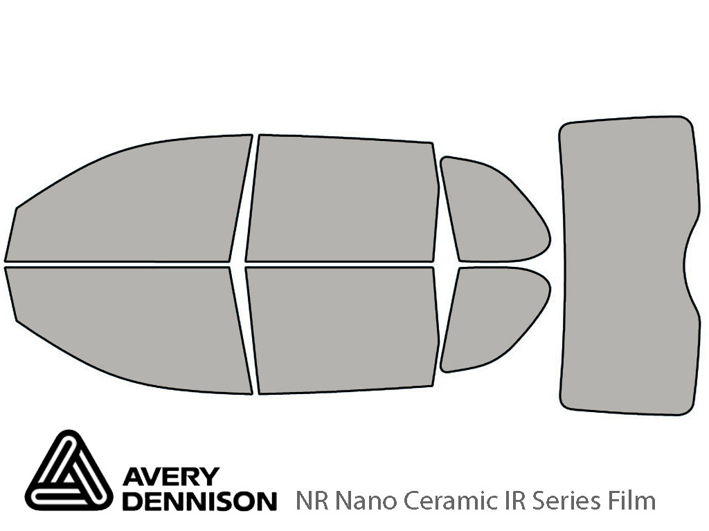 Avery Dennison Porsche Cayenne 2003-2010 NR Nano Ceramic IR Window Tint Kit