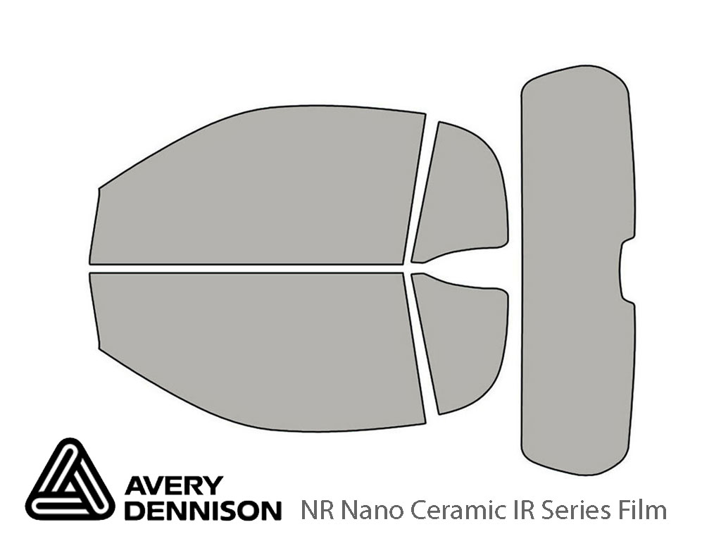 Avery Dennison SMART Fortwo 2008-2015 (Coupe) NR Nano Ceramic IR Window Tint Kit