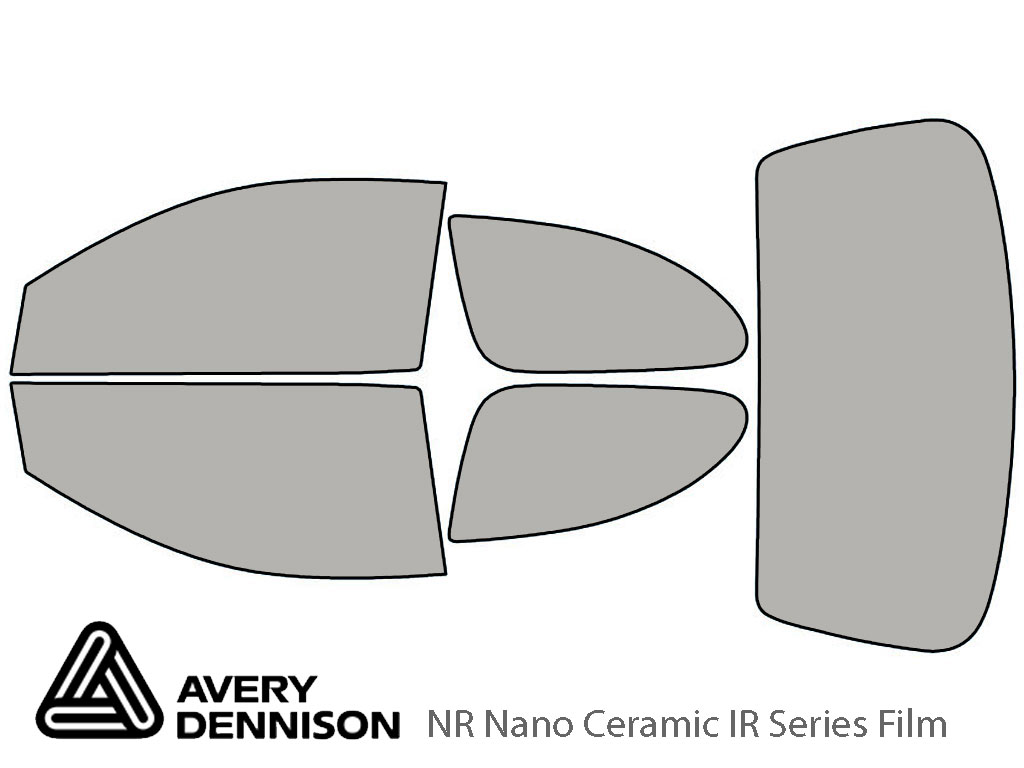 Avery Dennison Toyota Echo 2000-2005 (Coupe) NR Nano Ceramic IR Window Tint Kit