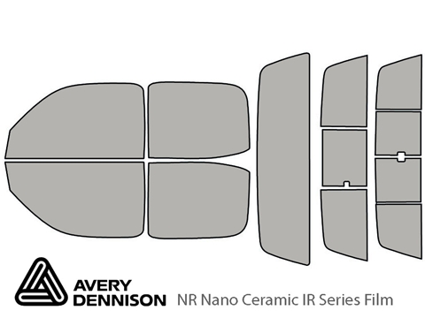 Avery Dennison™ Toyota Tacoma 2001-2004 NR Nano Ceramic IR Window Tint Kit (4 Door)