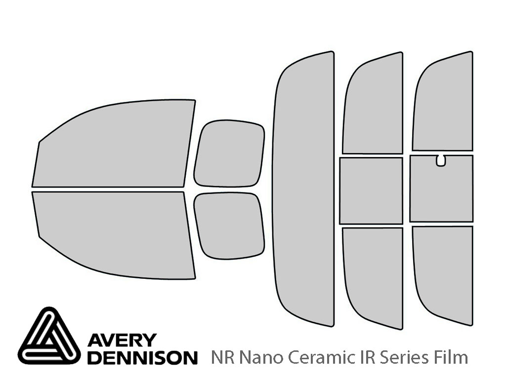 Avery Dennison Toyota Tacoma 2016-2023 2 Door NR Nano Ceramic IR Window Tint Kit