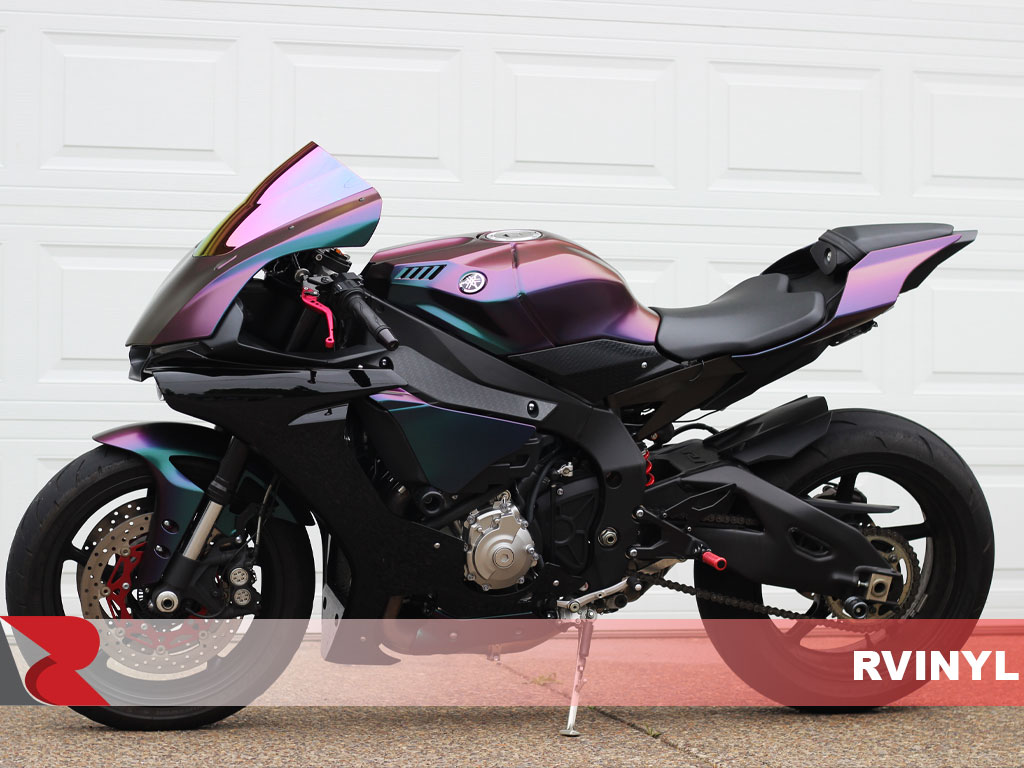 Avery SW 900 ColorFlow Gloss Lightning Full Wrap For Motorcycle