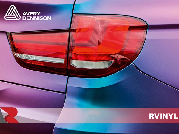 Avery SW 900 ColorFlow Satin Rushing Riptide Taillight Wrap