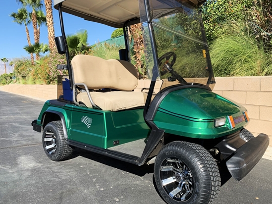 Avery SW900 Gloss Metallic Radioactive Installed Wrap for Golf Cart