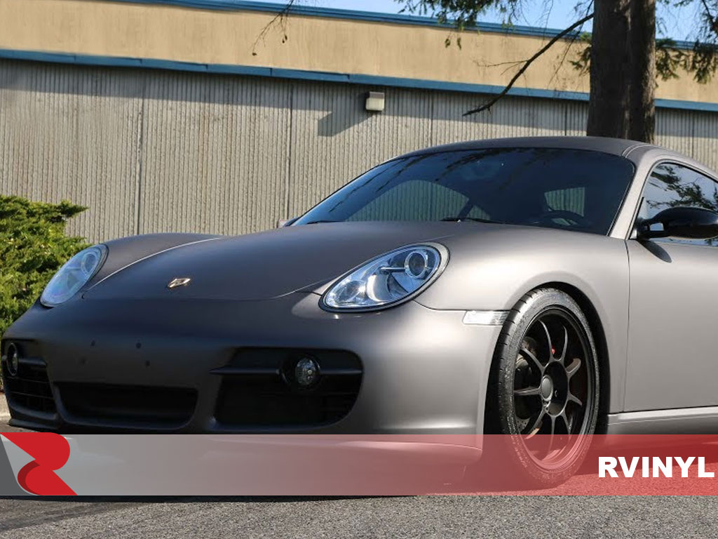 Avery Dennison™&reg; Charcoal Matte Metallic Porsche Wraps