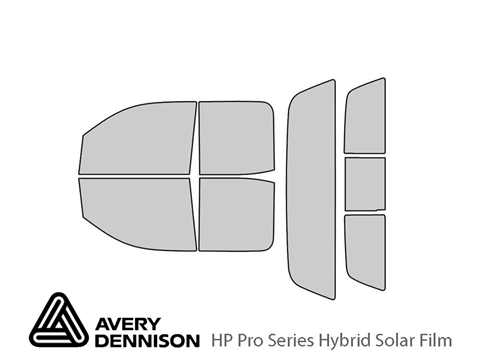 Avery Dennison™ Chevrolet Silverado 2019-2019 HP Pro Window Tint Kit (Legacy Edition, 2 Door Extended Cab)