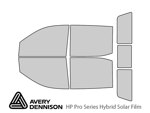 Avery Dennison™ Chevrolet Silverado 2019-2023 HP Pro Window Tint Kit (4 Door Crew Cab)