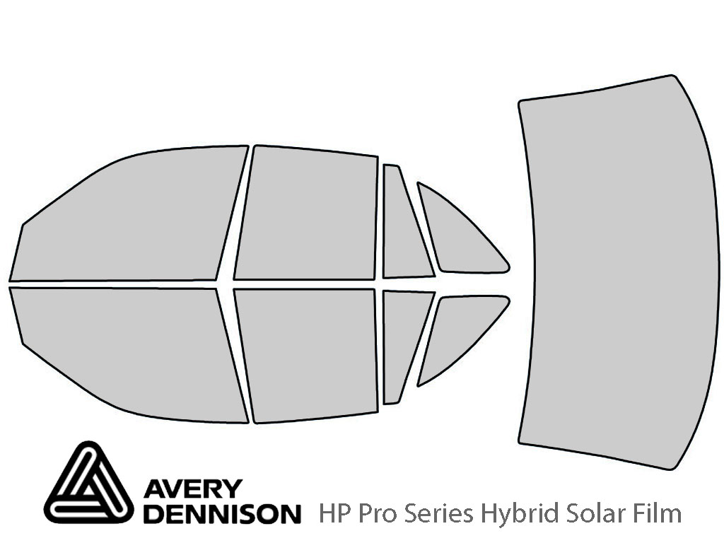 Avery Dennison Ford Crown Victoria 1992-1997 HP Pro Window Tint Kit