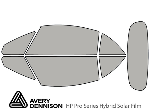 Avery Dennison™ Mitsubishi Eclipse 2007-2012 HP Pro Window Tint Kit (Spyder)