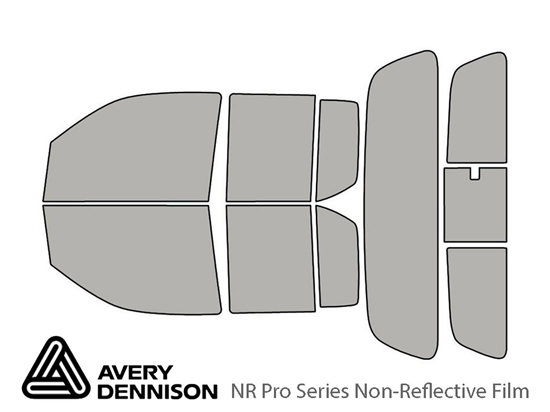 Avery Dennison Nissan Frontier 2005-2021 (4 Door) NR Pro Window Tint Kit
