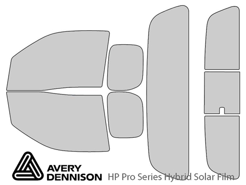 Avery Dennison™ Nissan Frontier 2022-2022 HP Pro Window Tint Kit (2 Door)