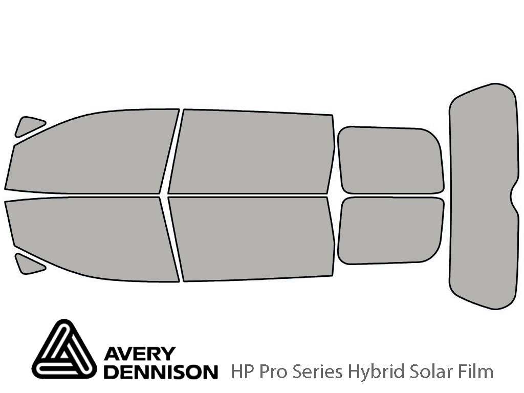 Avery Dennison Nissan Quest 2011-2016 HP Pro Window Tint Kit