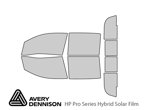 Avery Dennison™ Nissan Titan 2016-2023 HP Pro Window Tint Kit (4 Door Crew Cab)